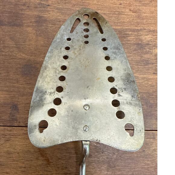 Vintage 30s Green Wood Handle Metal Pie Server Rumford Baking Powder Advertising - Picture 5 of 8